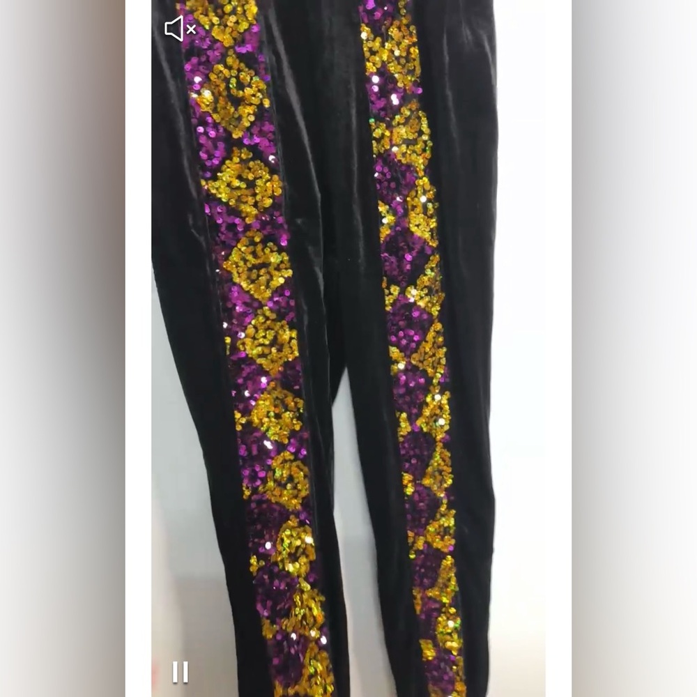 Velvet Sequin Joggers